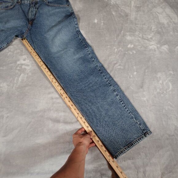 Vintage Lucky Brand Slim Fit Denim Jeans Mens 38 (Fits 36x32) Made In USA - Picture 9 of 11